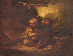 Boys Stealing Apples